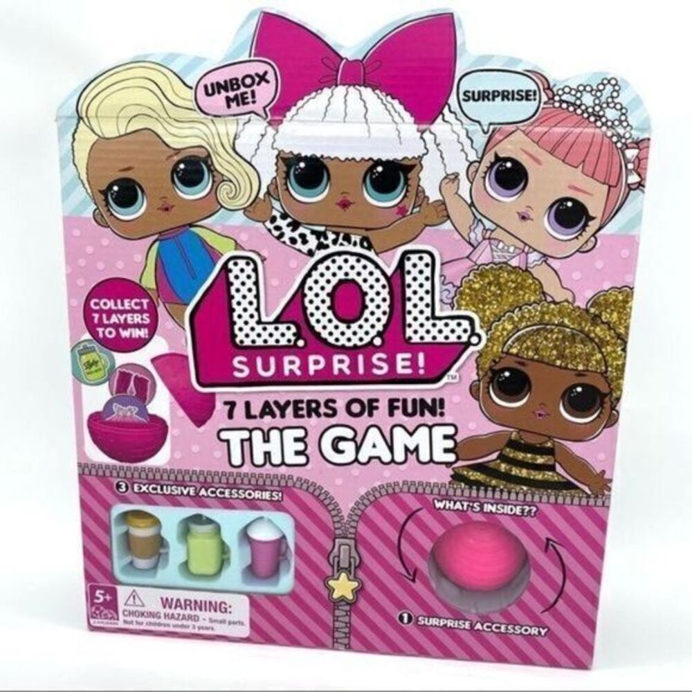 LOL Surprise! 7 Layers Fun Board Game New